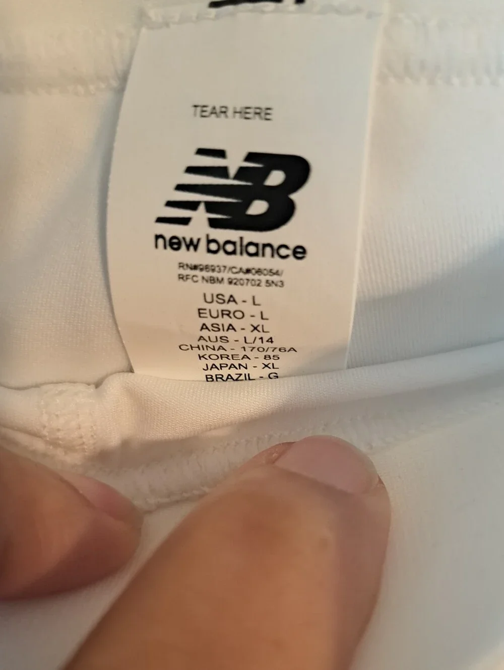 New Balance Women’s Mesh Overlay 2-in-1 Athletic Shorts White Size L NWT